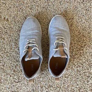 TOMS Grey Sneakers size 8.5